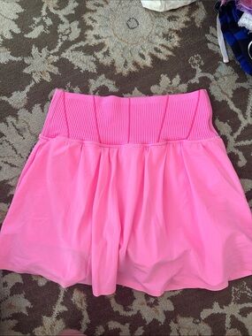 aerie Hot Pink Skater Skirt
